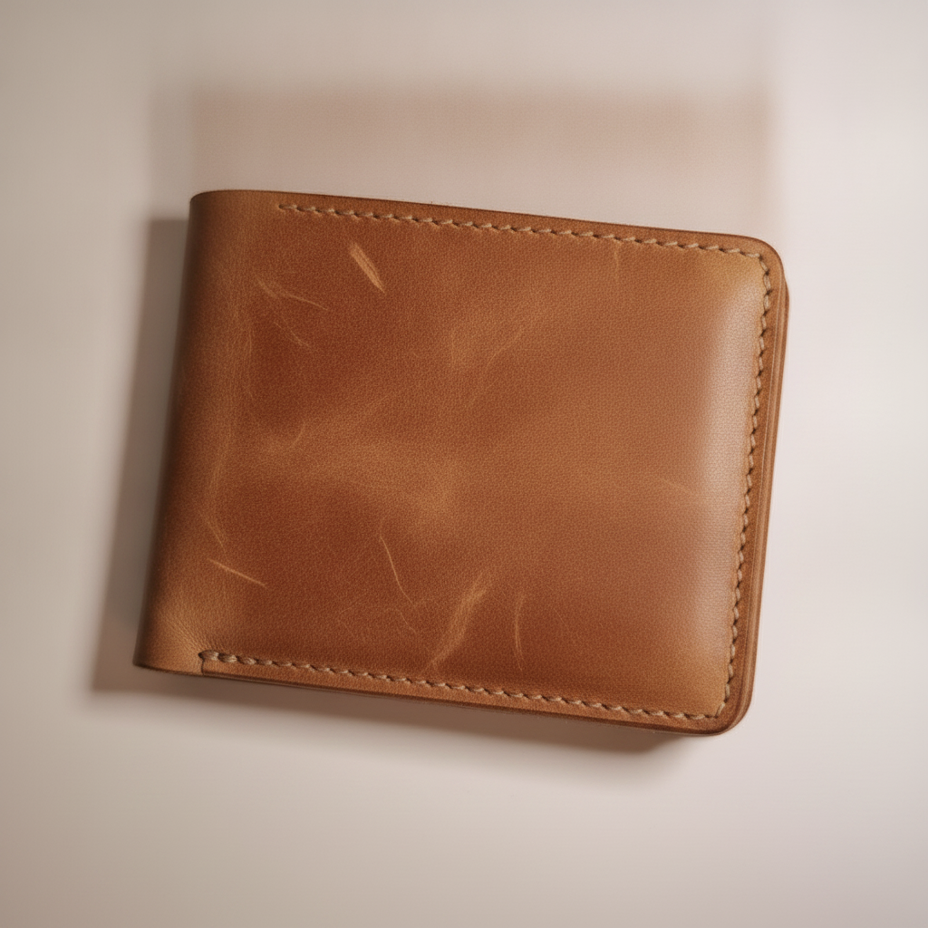 BILLETERA BIFOLD DE CUERO — vista 3 · GF Group