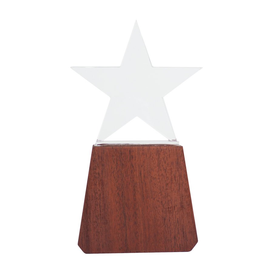 Trofeo de Madera y Cristal «Lonely Star» — vista 2 · GF Group