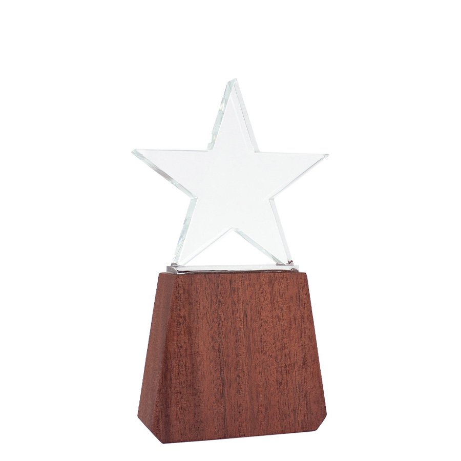 Trofeo de Madera y Cristal «Lonely Star» · GF Group