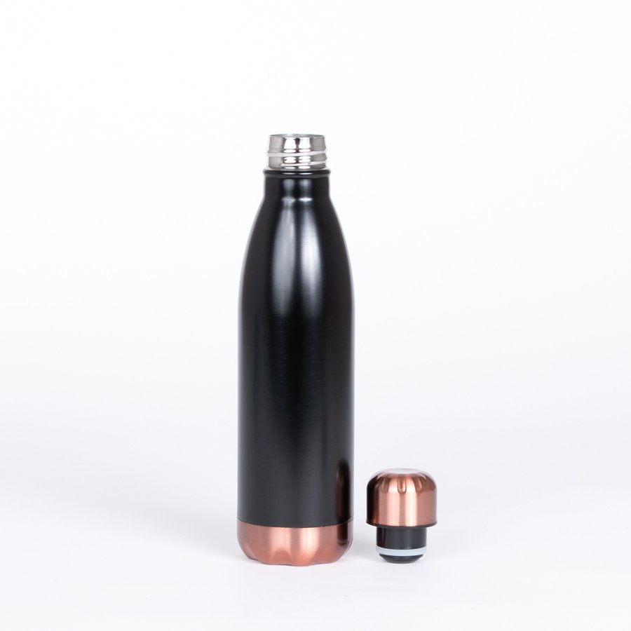 Termo 1/2 L negro/encobrizado «BRISTOL» 500cc · GF Group