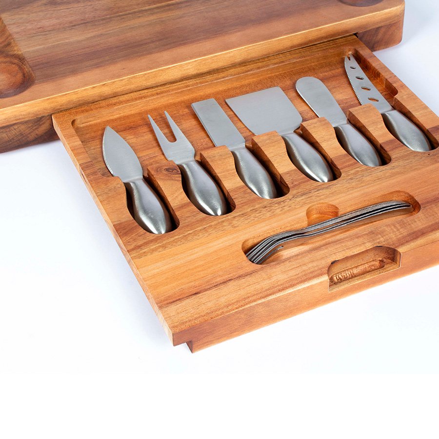 Tabla de Quesos con 12 Herramientas — vista 4 · GF Group