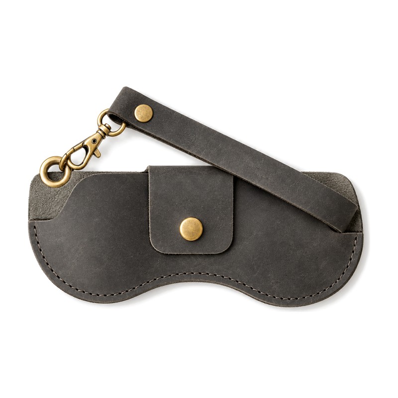 ESTUCHE PARA LENTES DE CUERO GRASO — Taller de cuero · GF Group