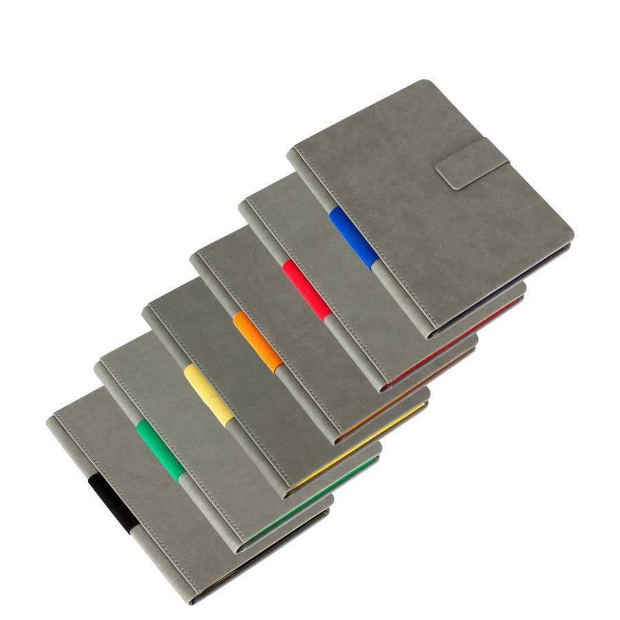 Cuaderno Gris cierre imantado · GF Group