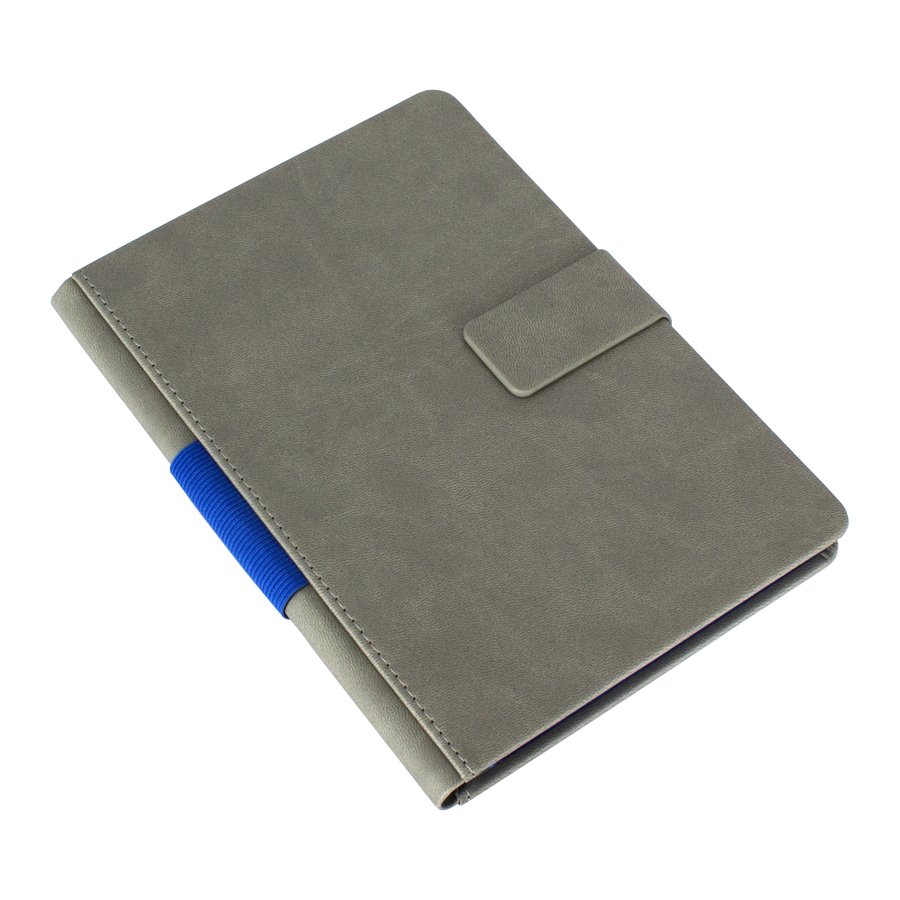 Cuaderno Gris cierre imantado — vista 3 · GF Group