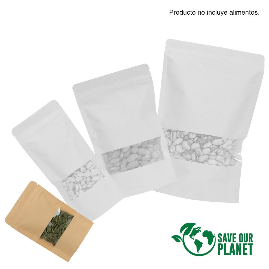 Bolsa doypack 80ml de papel kraft, para Alimentos · GF Group