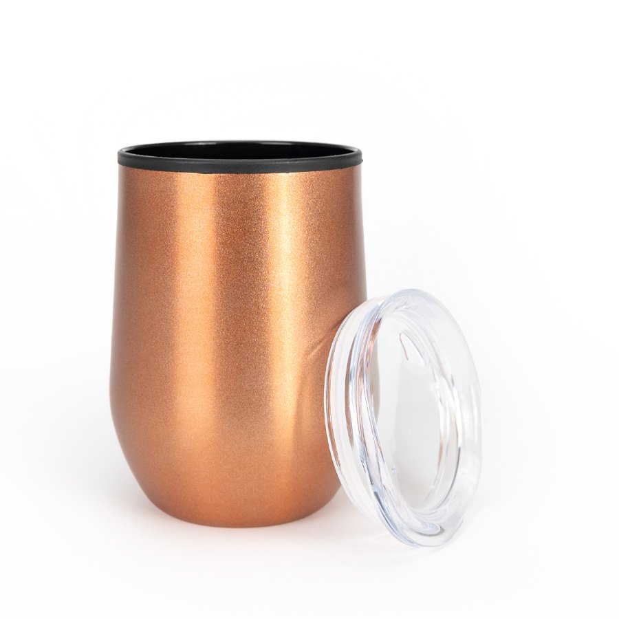 Mug metálico encobrizado 350cc · GF Group