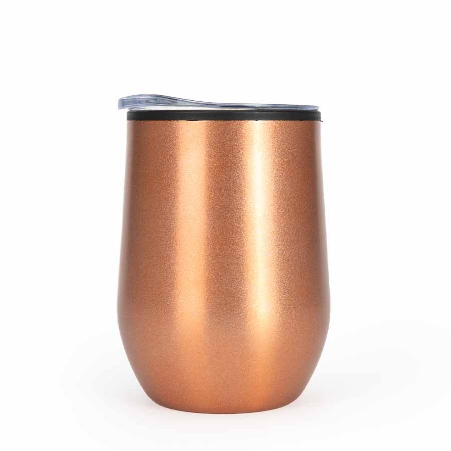 Mug metálico encobrizado 350cc — vista 2 · GF Group