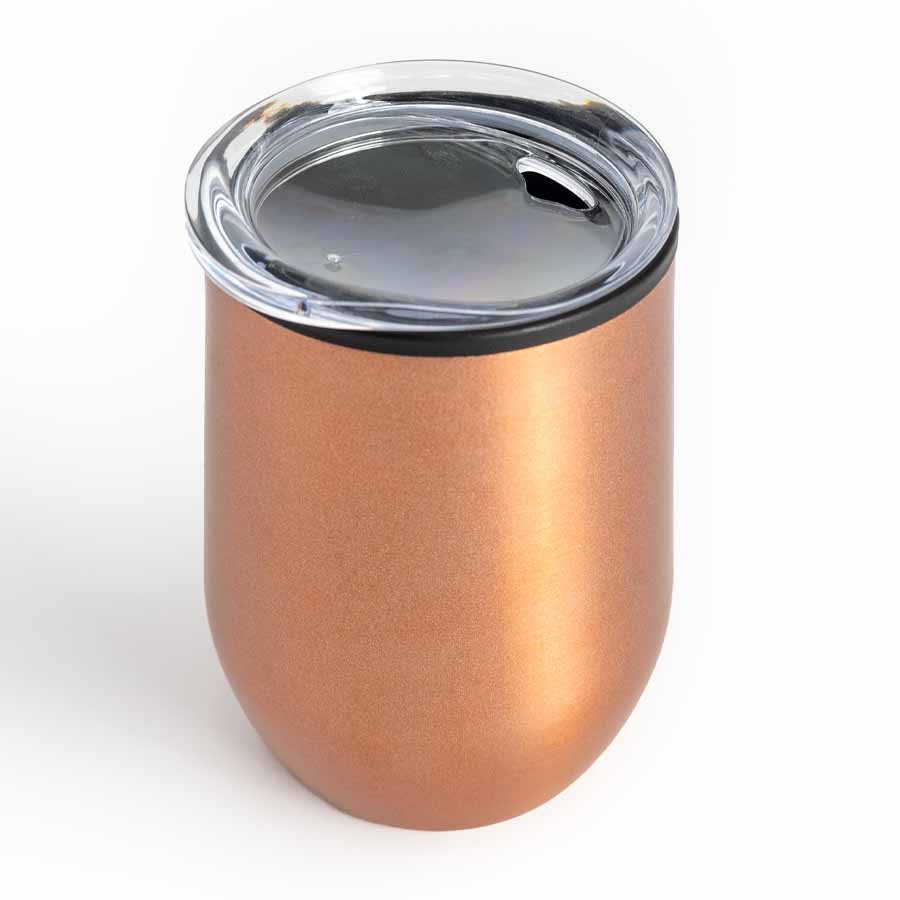Mug metálico encobrizado 350cc — vista 3 · GF Group
