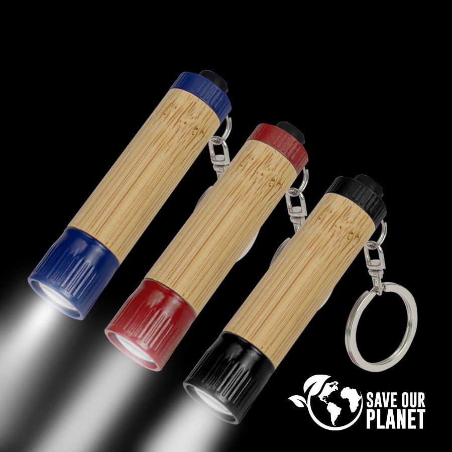 Llavero-Linterna LED cuerpo Bamboo · GF Group