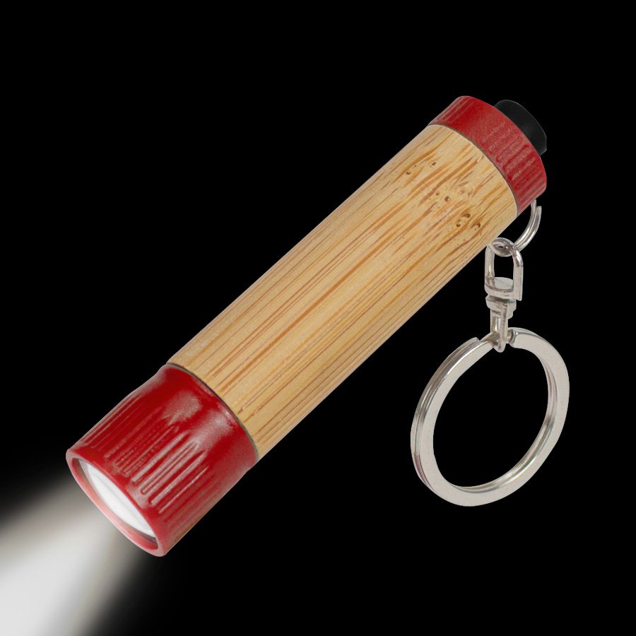 Llavero-Linterna LED cuerpo Bamboo — vista 5 · GF Group