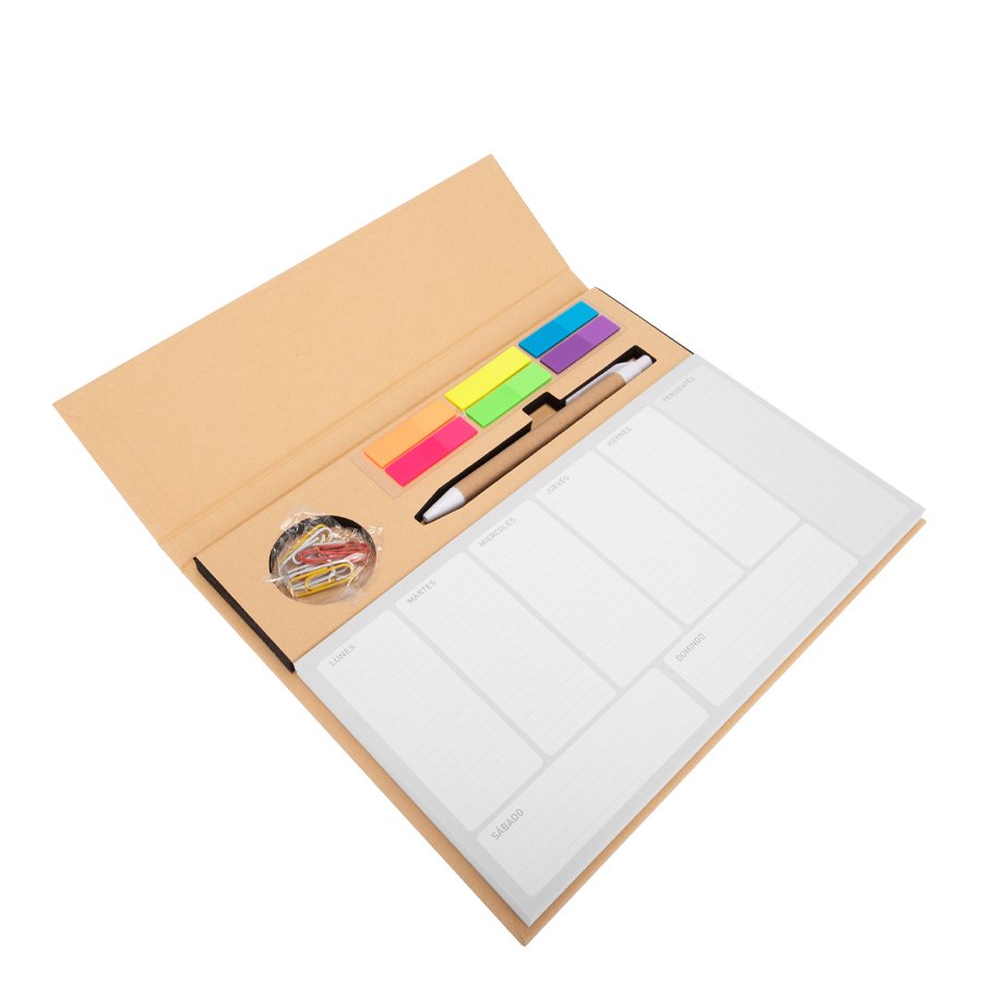Set de Escritorio «ALTUS» con Planner semanal · GF Group