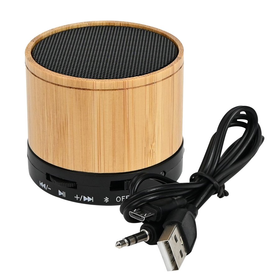 Parlante Altavoz Bluetooth de Bamboo «WAVE» — vista 2 · GF Group