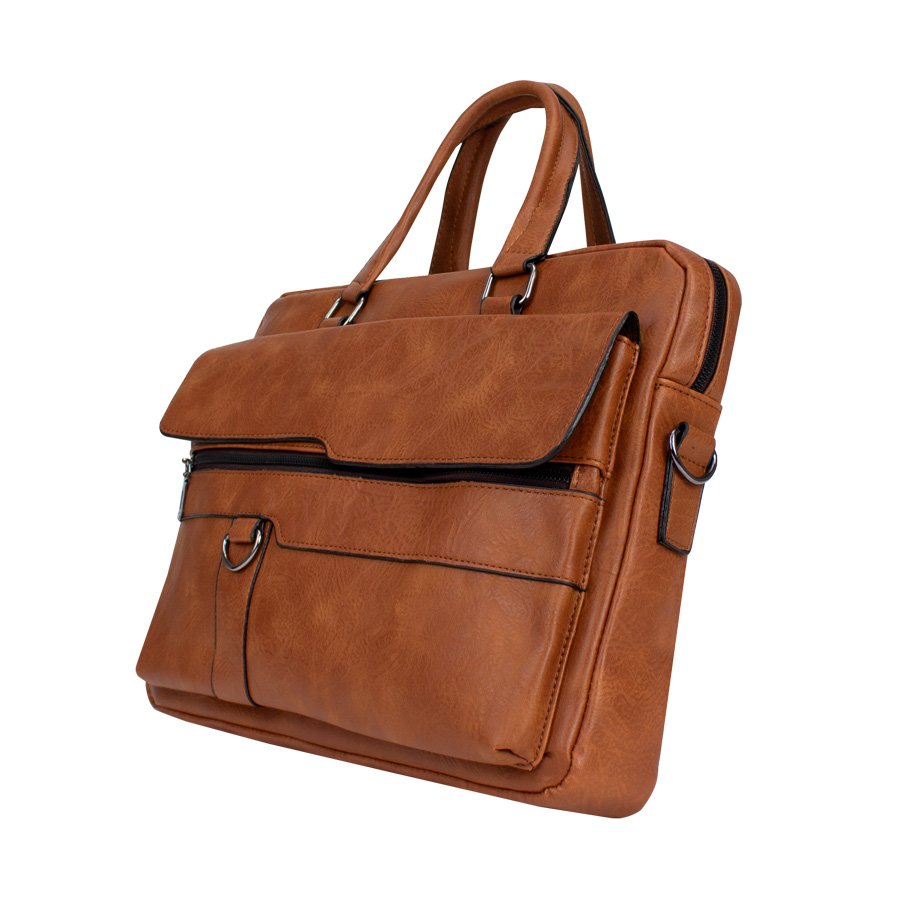 Maletín ejecutivo porta-notebook de Eco-cuero «BRONSON» 6.5L — vista 6 · GF Group