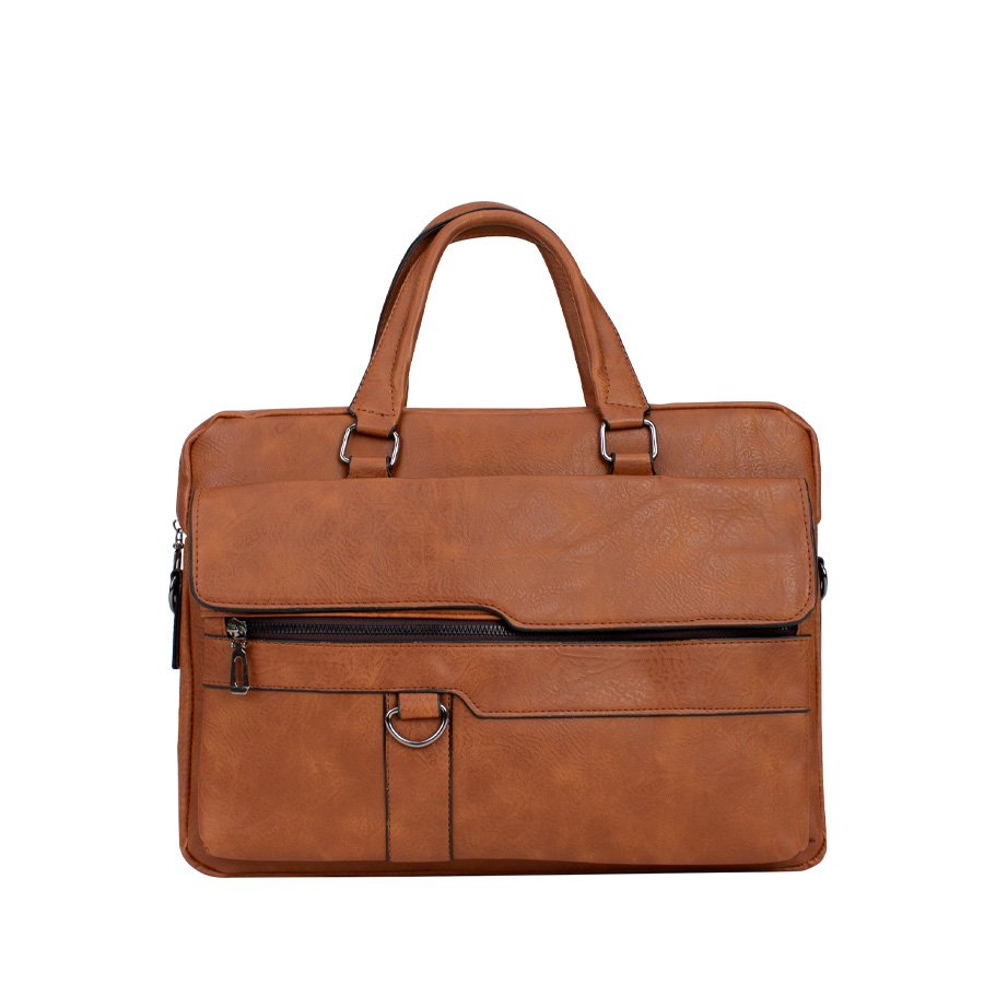 Maletín ejecutivo porta-notebook de Eco-cuero «BRONSON» 6.5L · GF Group