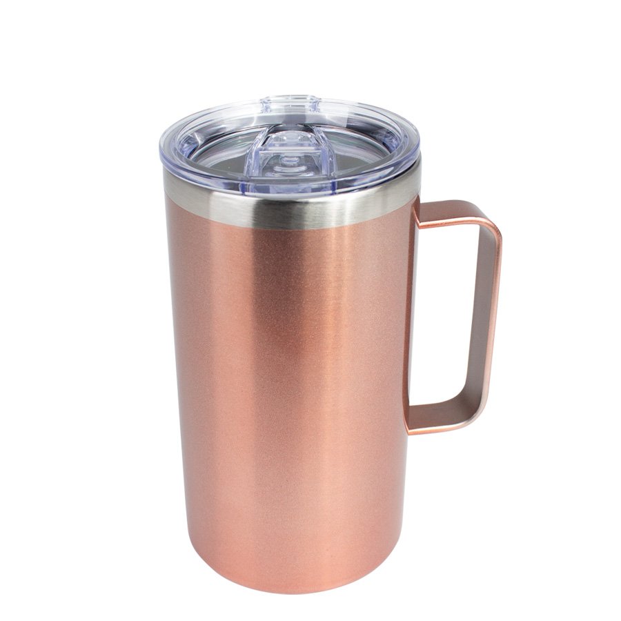 Mug metálico Encobrizado 700cc · GF Group