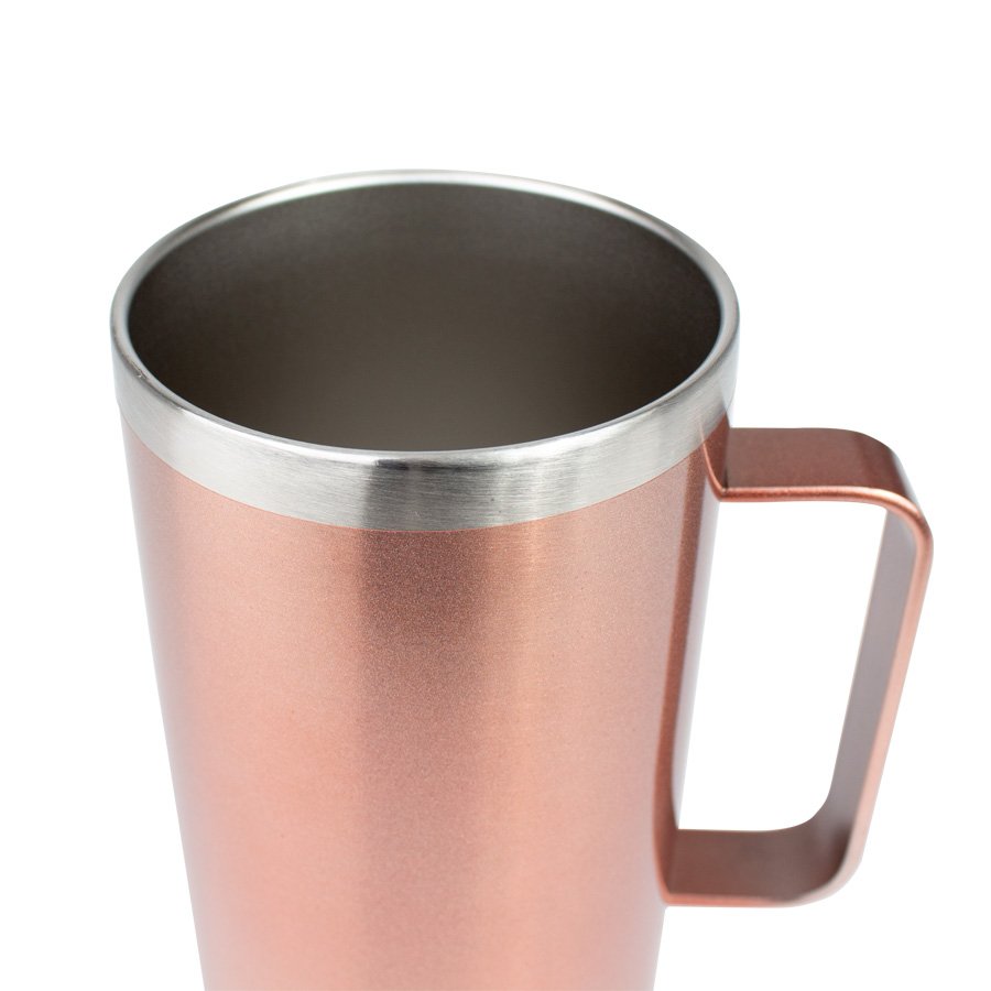 Mug metálico Encobrizado 700cc — vista 4 · GF Group