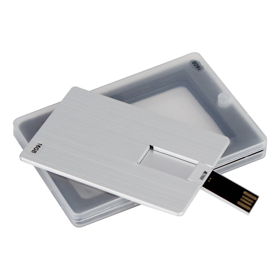 USB Pendrive 16GB Credit Card plateado. — vista 5 · GF Group