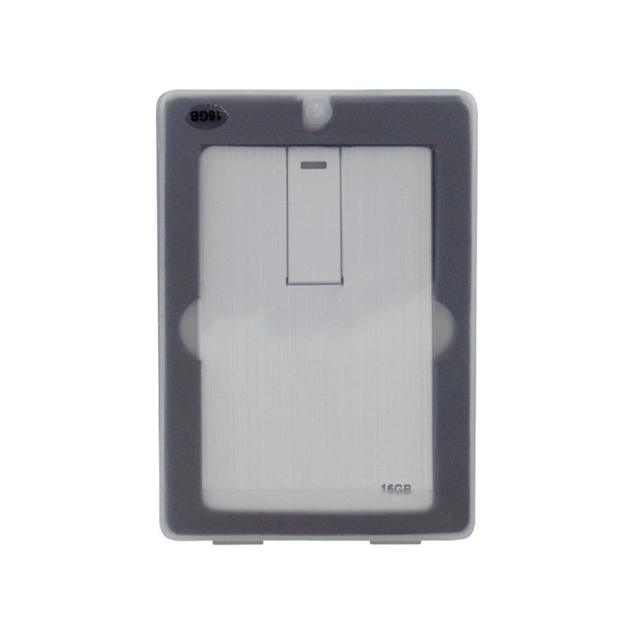 USB Pendrive 16GB Credit Card plateado. — vista 4 · GF Group