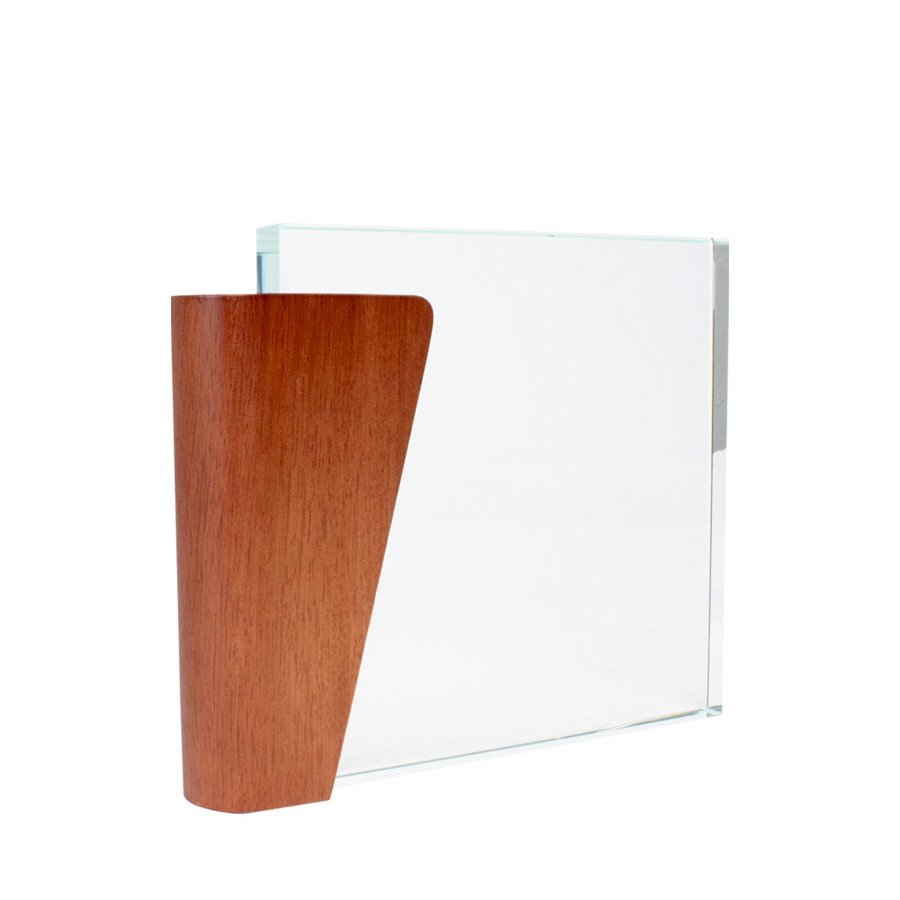 Trofeo Galvano de Madera y Cristal «Lewis» · GF Group
