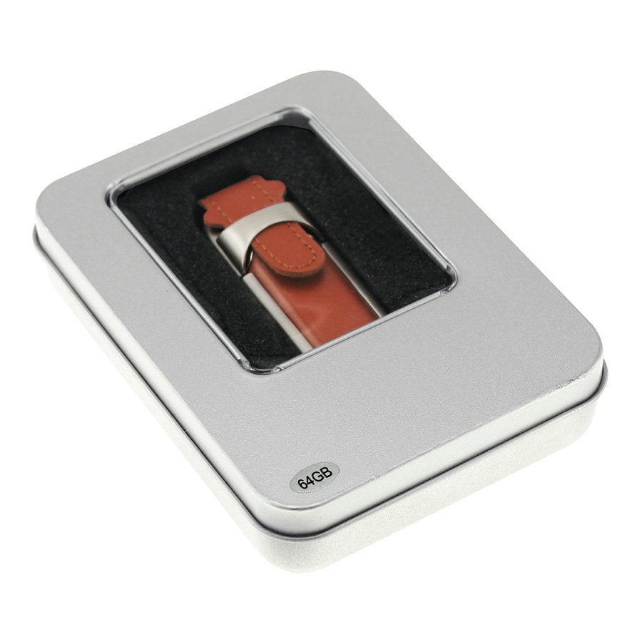 USB Pendrive 64GB de Eco-cuero — vista 4 · GF Group