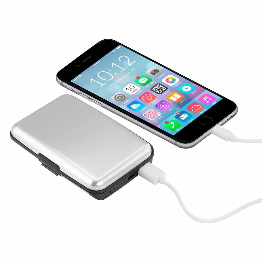 Porta-Tarjetas Anti-Clonación Power Bank — vista 3 · GF Group