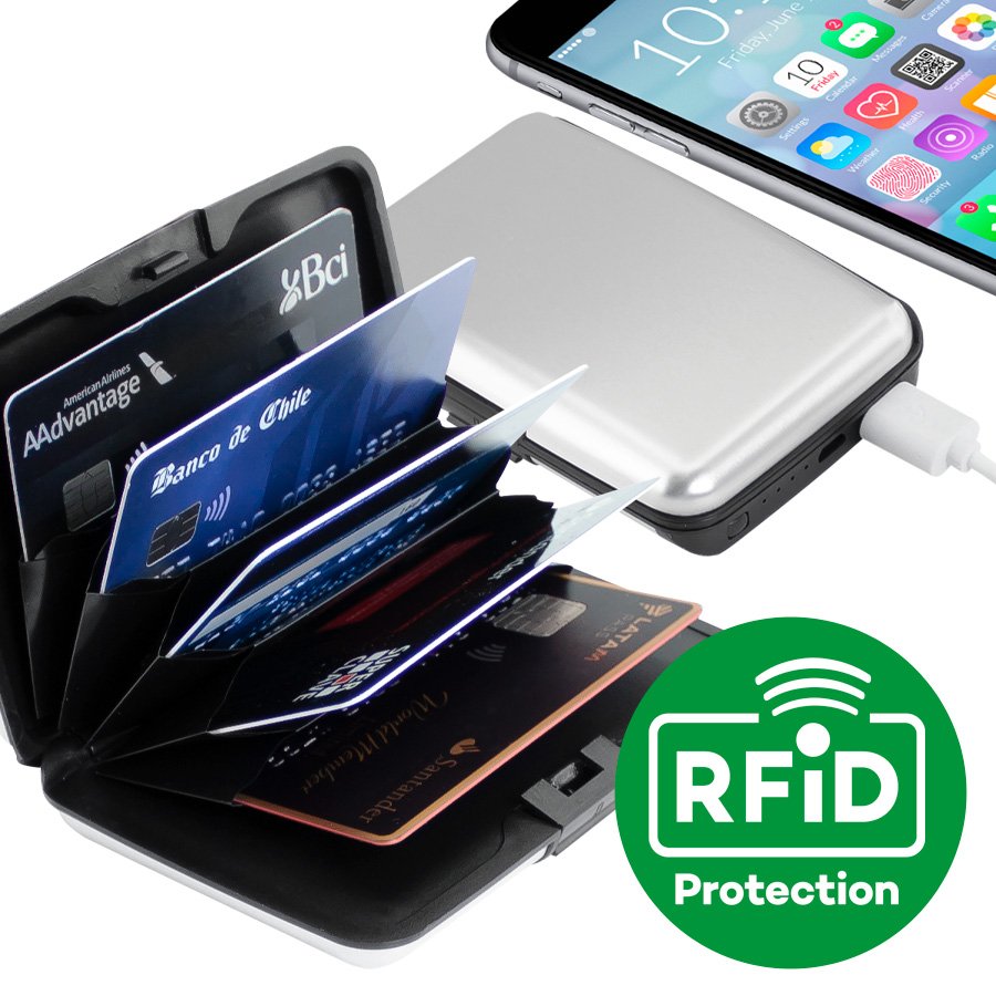 Porta-Tarjetas Anti-Clonación Power Bank · GF Group