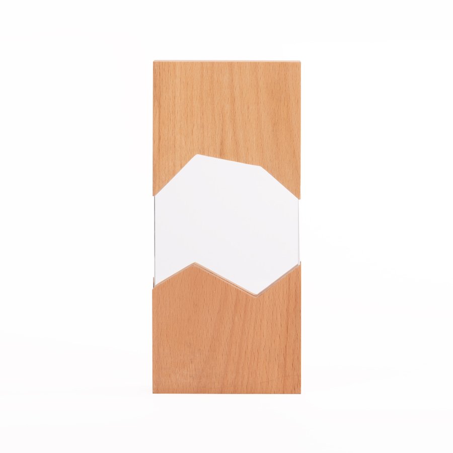 Trofeo Galvano de Madera y Cristal «Steven» — vista 2 · GF Group