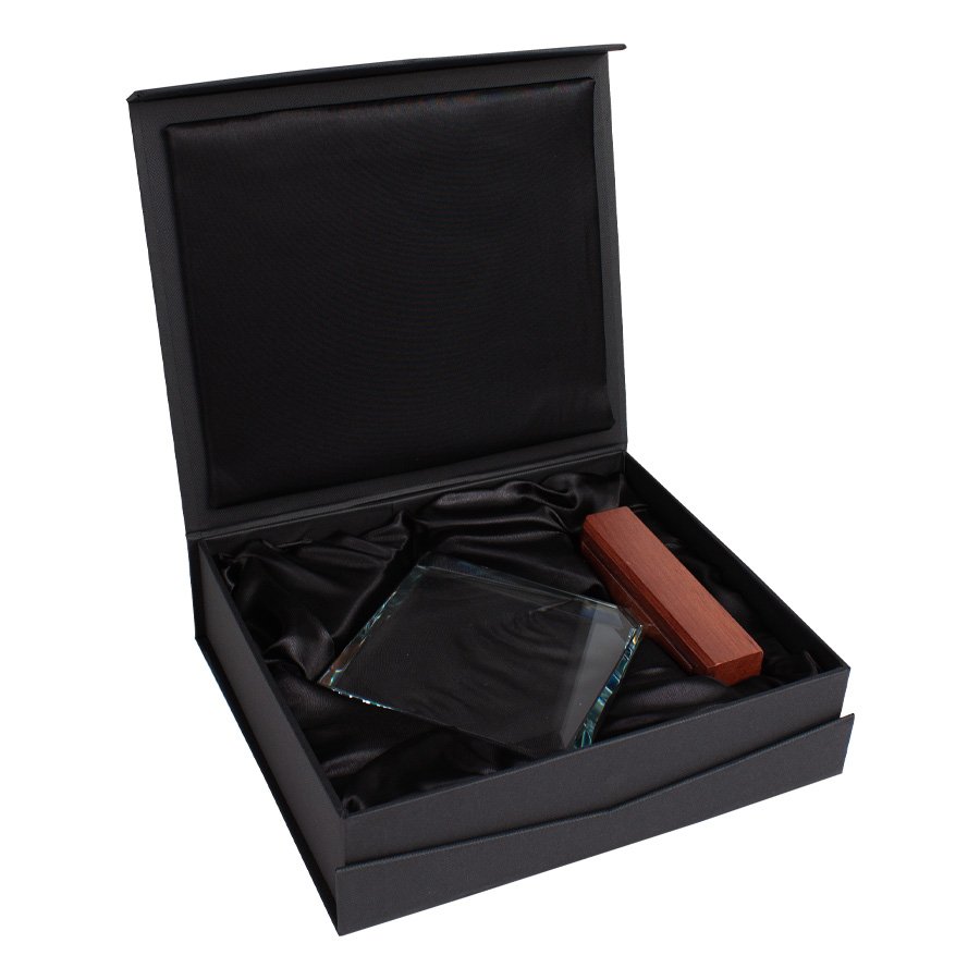 Trofeo Galvano de Madera y Cristal «Fischer» — vista 4 · GF Group
