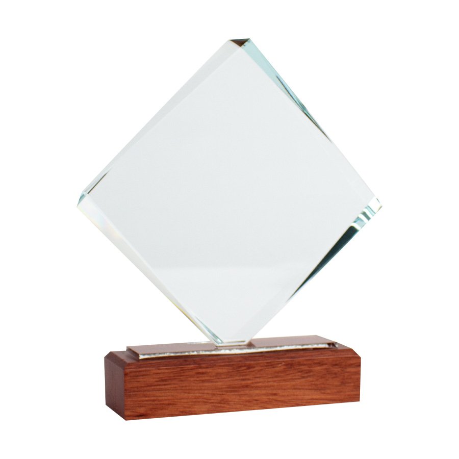 Trofeo Galvano de Madera y Cristal «Fischer» — vista 3 · GF Group