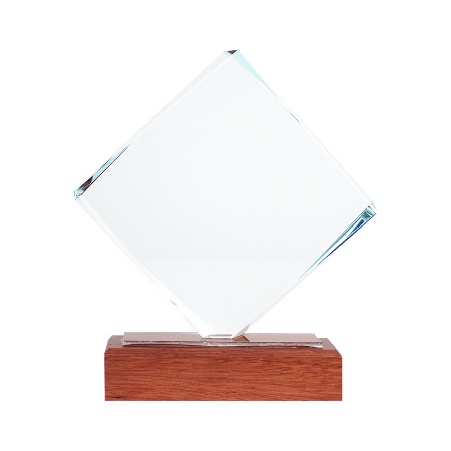 Trofeo Galvano de Madera y Cristal «Fischer» — vista 2 · GF Group