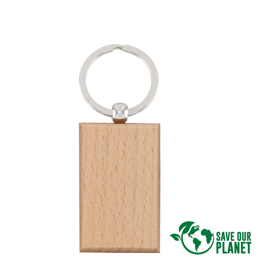 Llavero Rectangular de Madera — Llaveros · GF Group