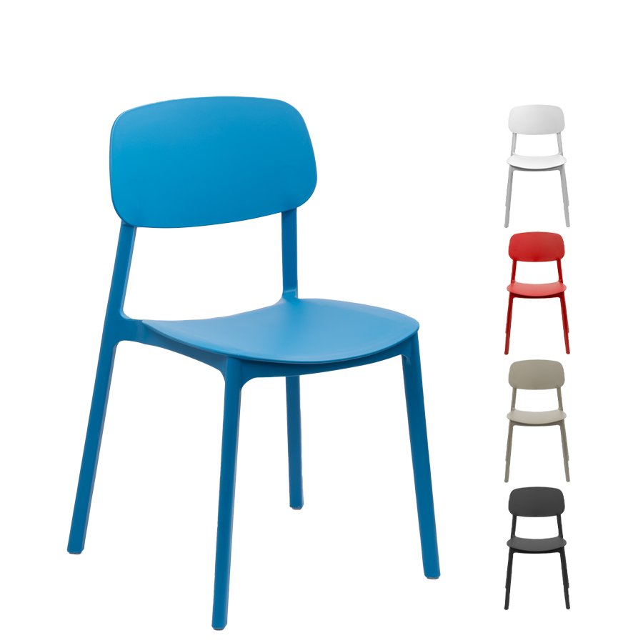Silla apilable de plástico rígido «MARVIN» · GF Group