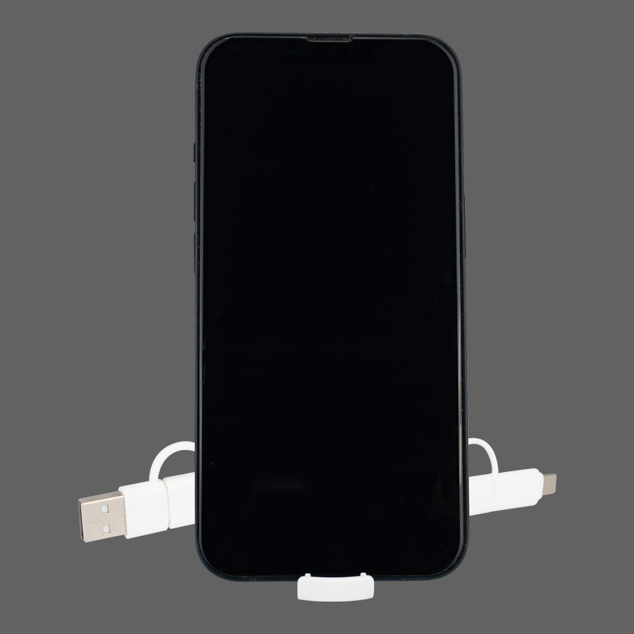Connect Multicargador Retráctil 4 en 1 de ABS/Bamboo — vista 6 · GF Group