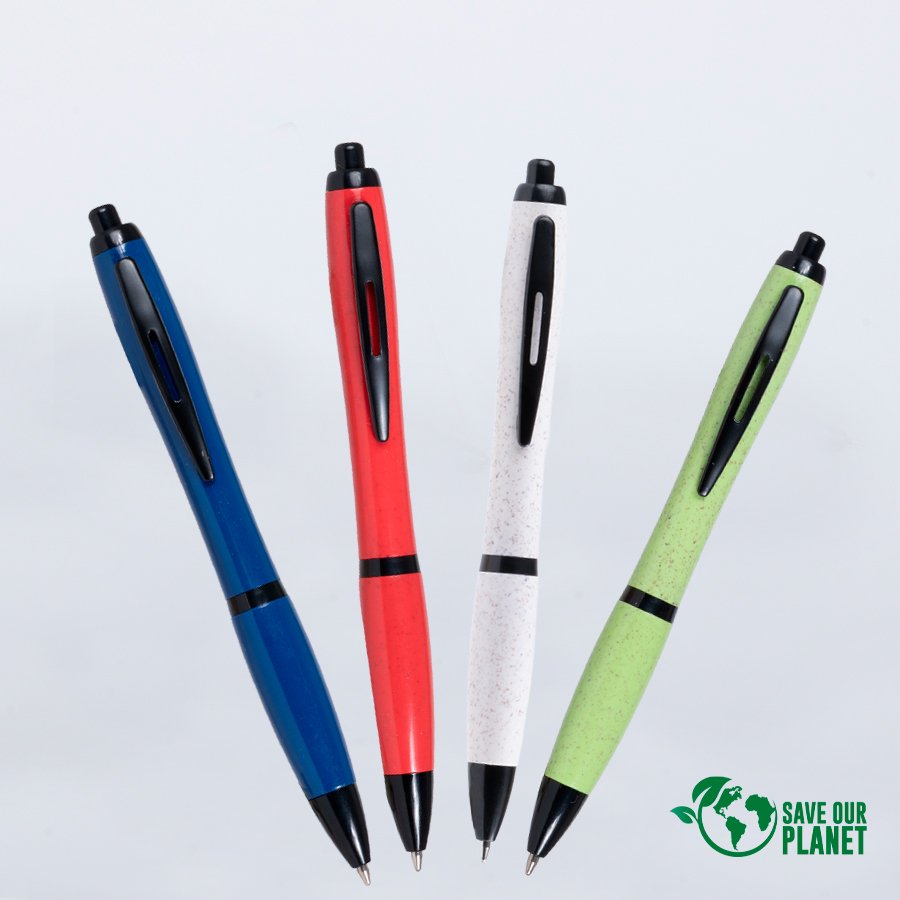 Bolígrafo de Fibra de Trigo «ELEMENT 2» con tinta azul · GF Group