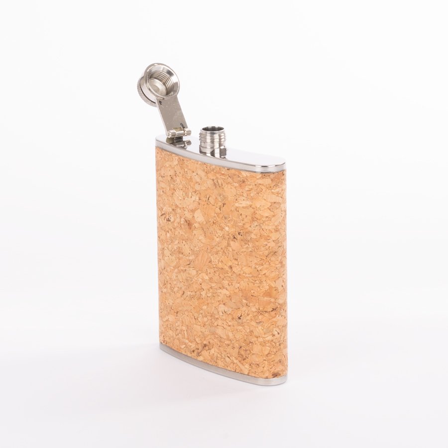 Petaca licorera «CORK» 8 oz — vista 3 · GF Group