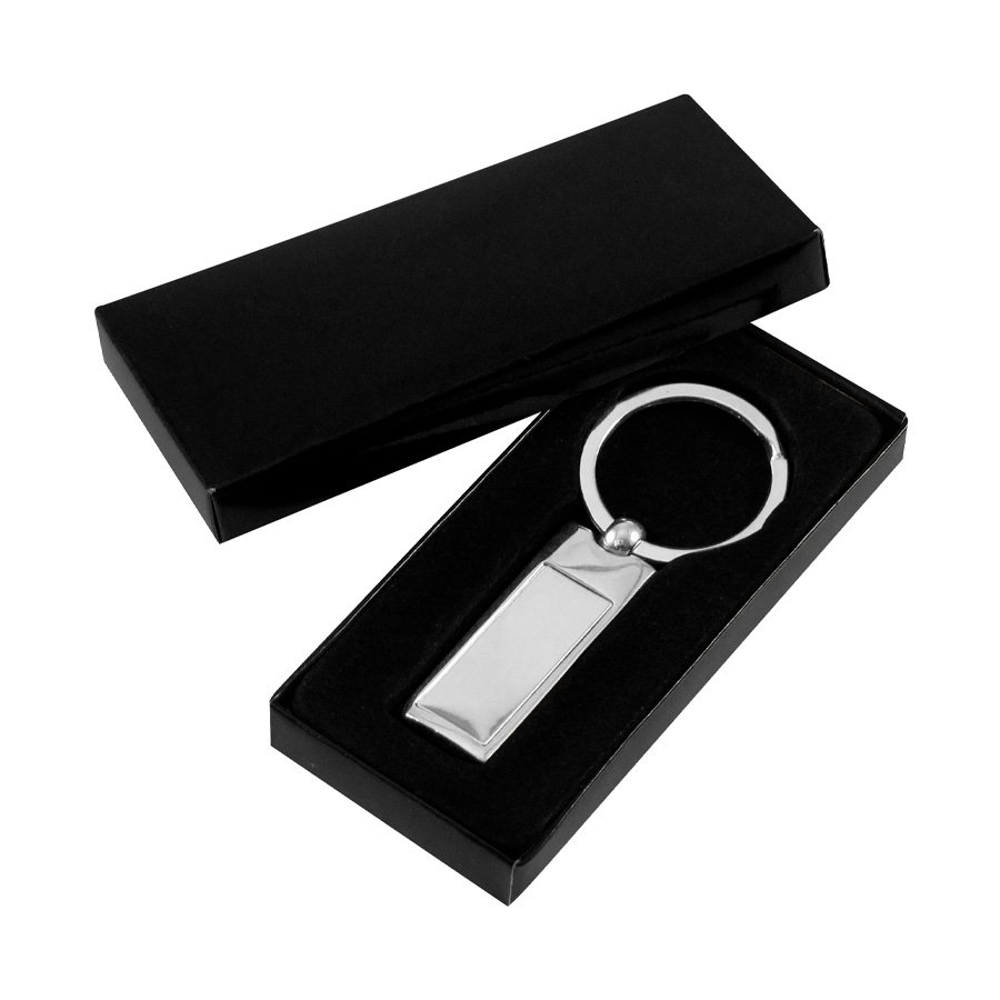 Llavero Metálico Rectangular — vista 2 · GF Group