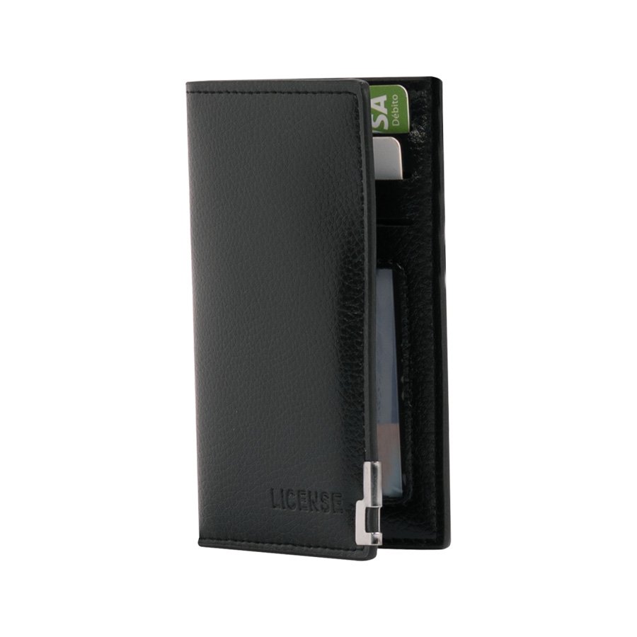 Porta-Tarjetas vertical de Eco-Cuero «LICENSE» — vista 3 · GF Group