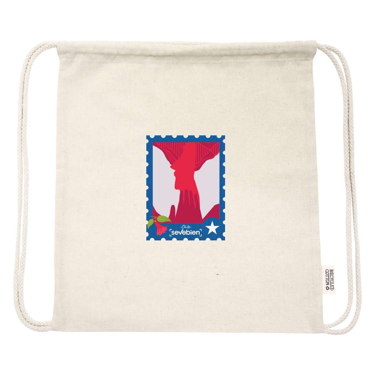 Bolsa mochila de algodón "CHILL" — vista 3 · GF Group