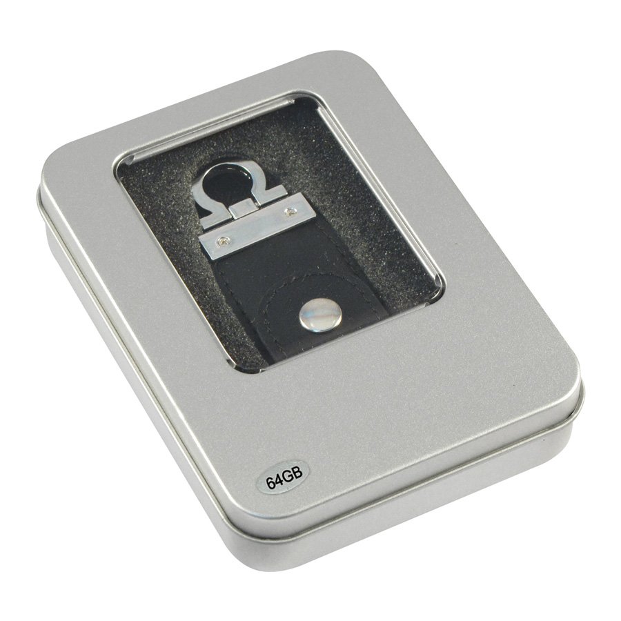 USB Pendrive 64GB Llavero de Eco-cuero — vista 4 · GF Group