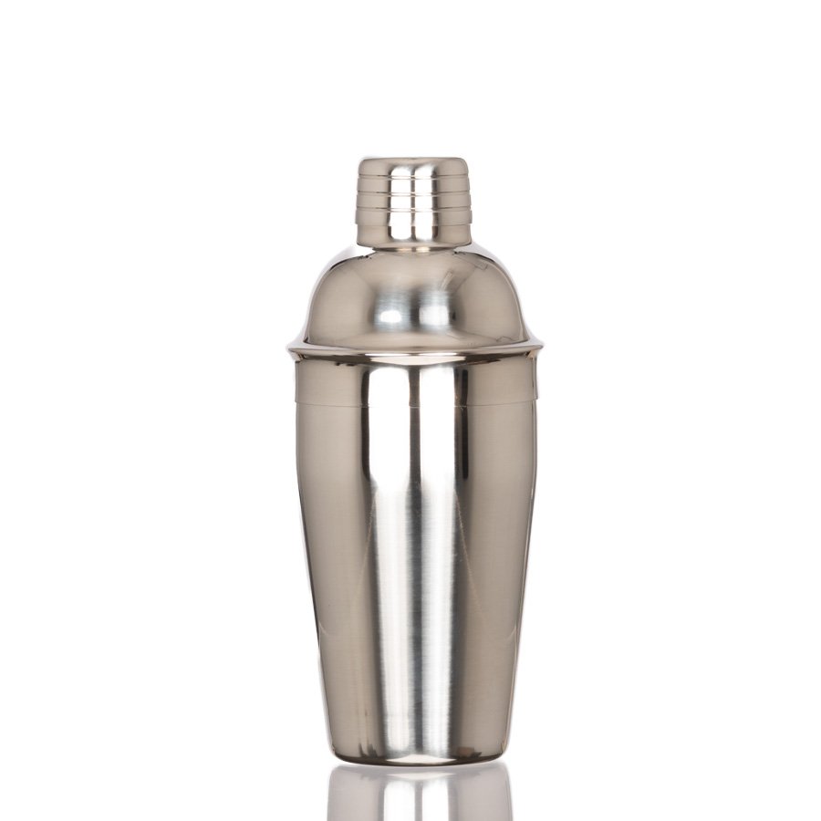 Coctelera metálica plateada «SILVER» 500cc · GF Group