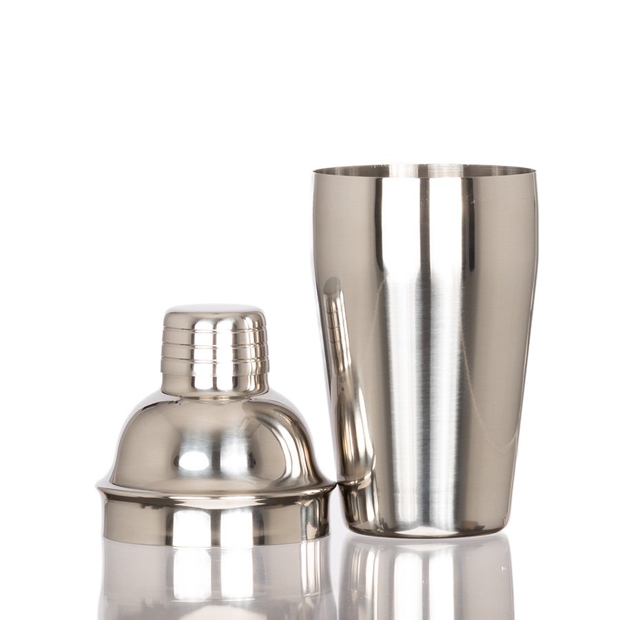Coctelera metálica plateada «SILVER» 500cc — vista 5 · GF Group
