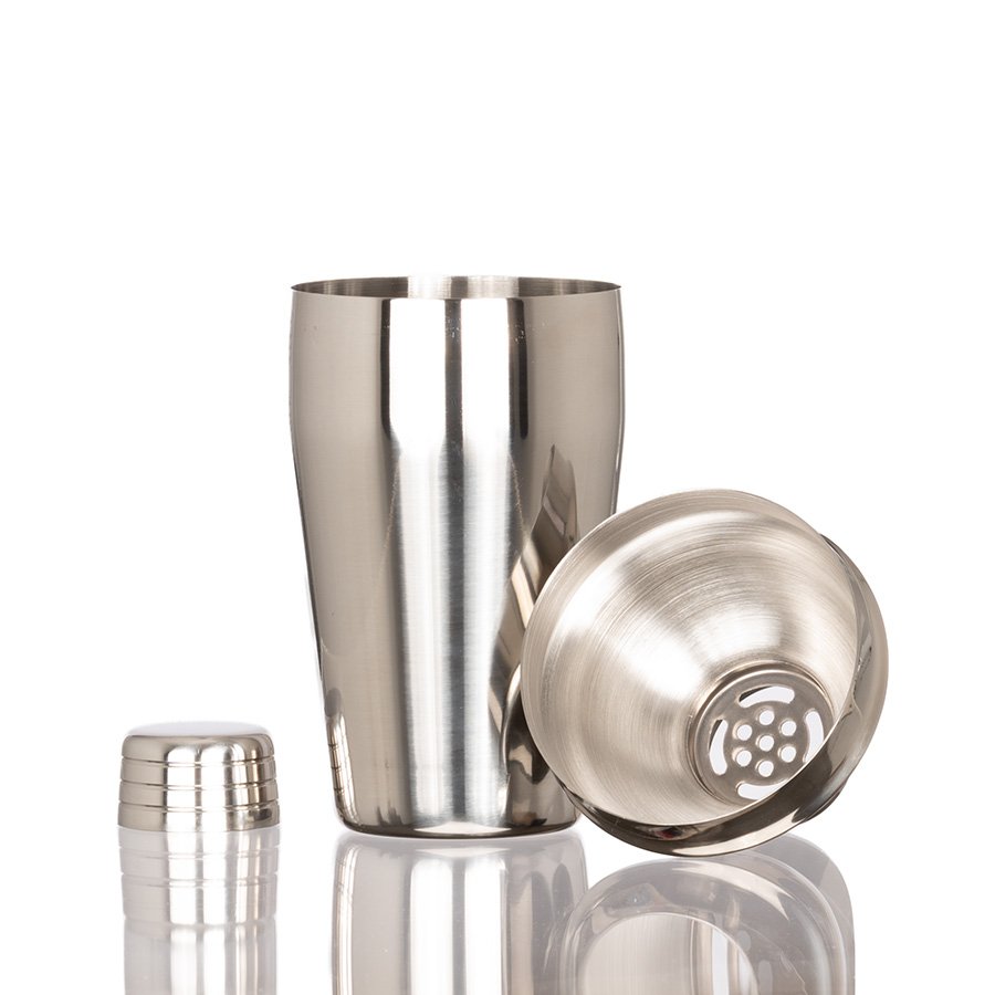 Coctelera metálica plateada «SILVER» 500cc — vista 4 · GF Group
