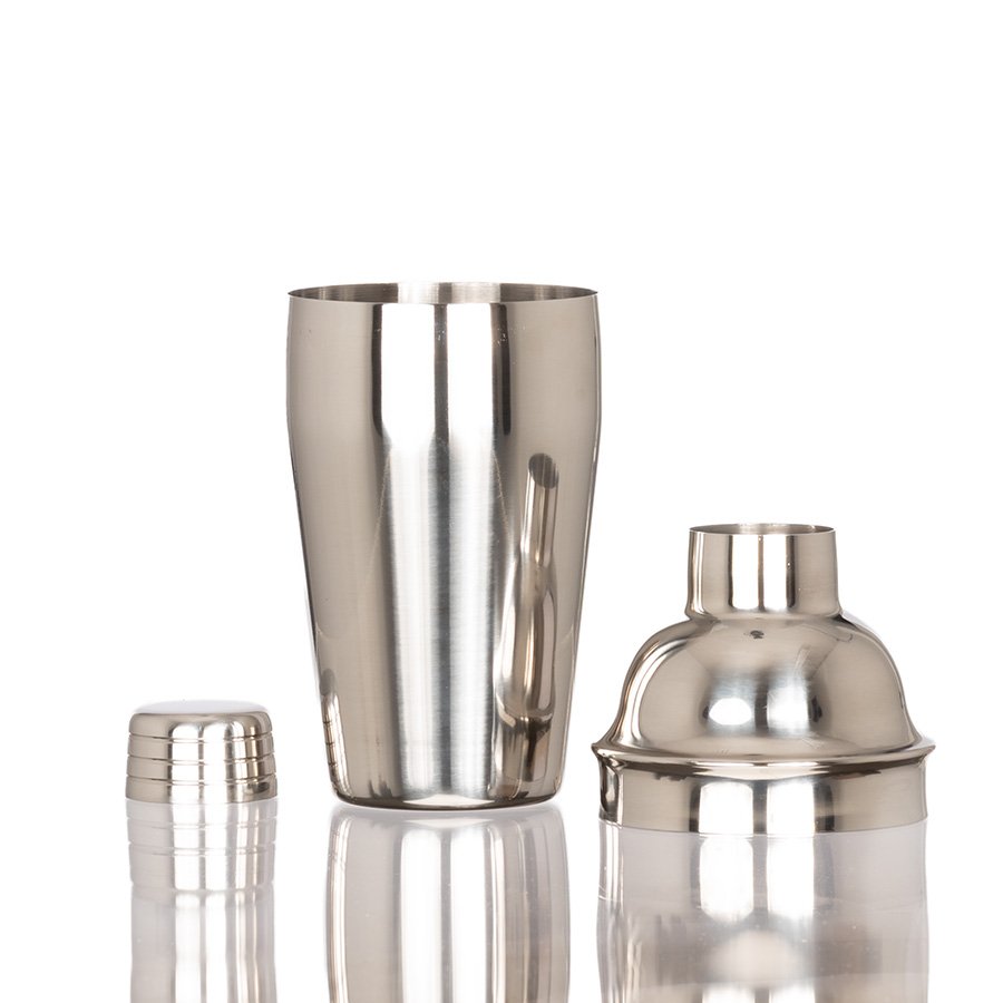 Coctelera metálica plateada «SILVER» 500cc — vista 3 · GF Group