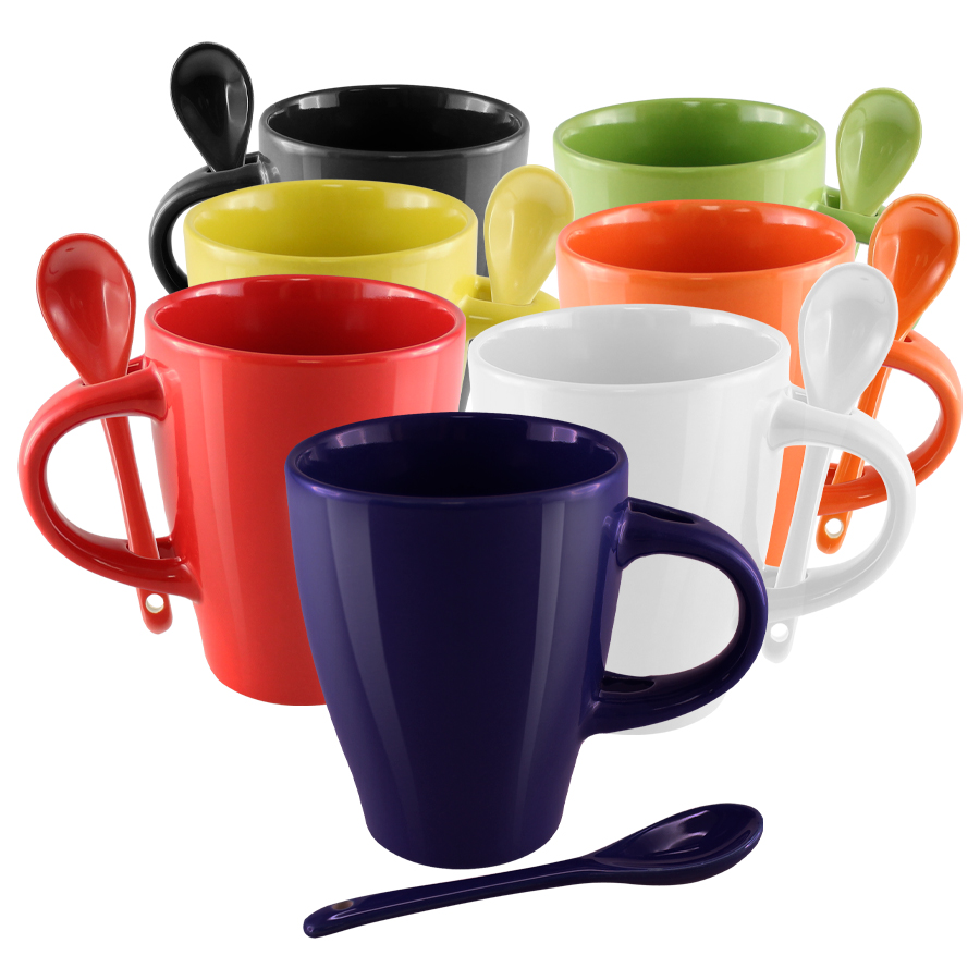 Tazón con Cuchara 320cc — Botellas, termos y mugs · GF Group