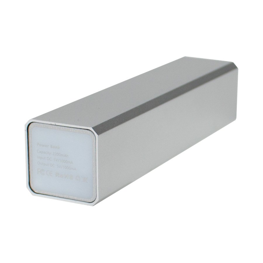 Cargador Power Bank metálico 2200mAh — vista 2 · GF Group