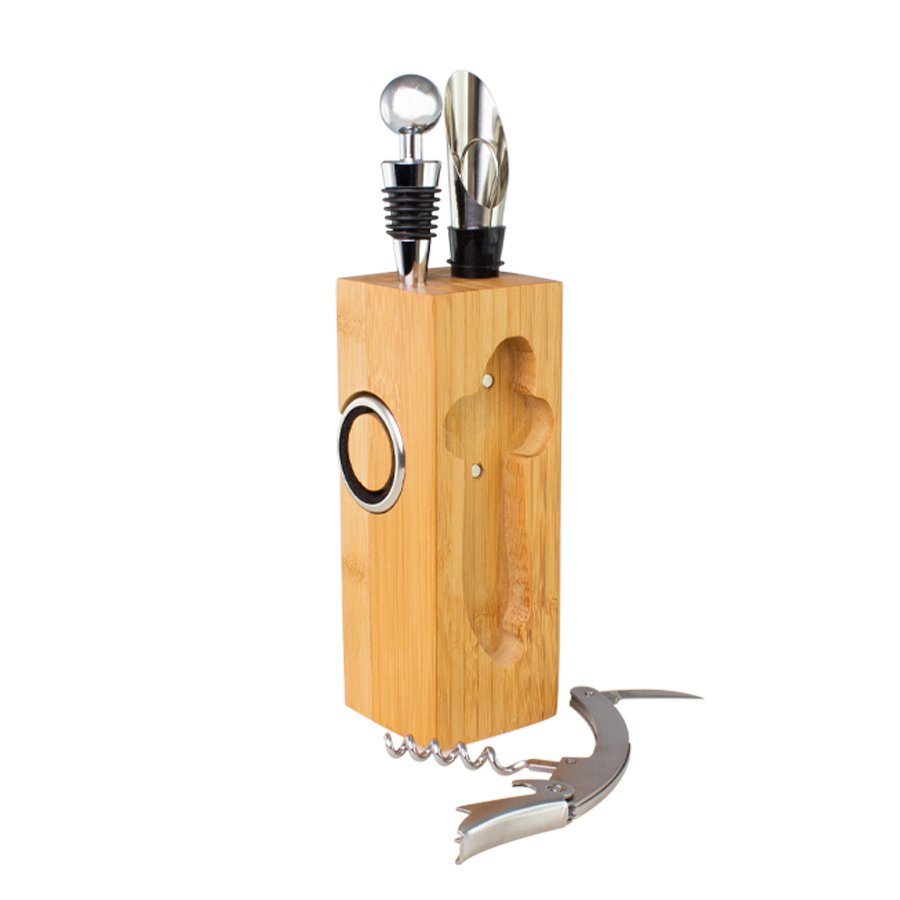 Set de Vino rectangular de Bamboo — vista 3 · GF Group