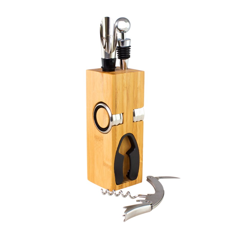 Set de Vino rectangular de Bamboo — vista 4 · GF Group