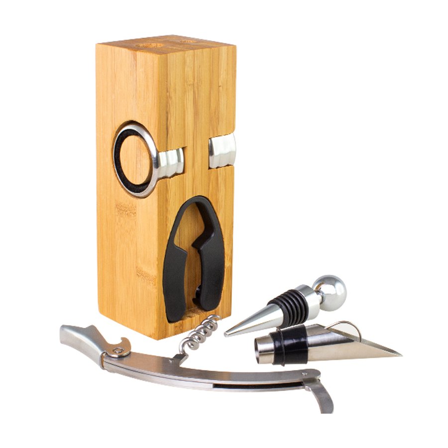 Set de Vino rectangular de Bamboo — vista 5 · GF Group