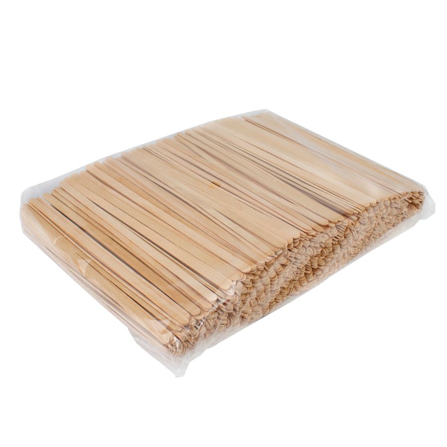Bolsa con 1.000 palitos revolvedores de madera de Pino — vista 4 · GF Group