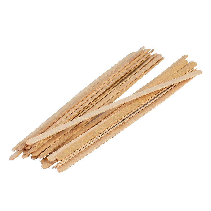 Bolsa con 1.000 palitos revolvedores de madera de Pino — vista 3 · GF Group